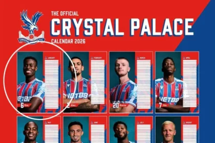 Crystal Palace fans face irony as January calendar star Marc Guehi could leave that same month with his contract expiring amid interest from Real Madrid and Liverpool.