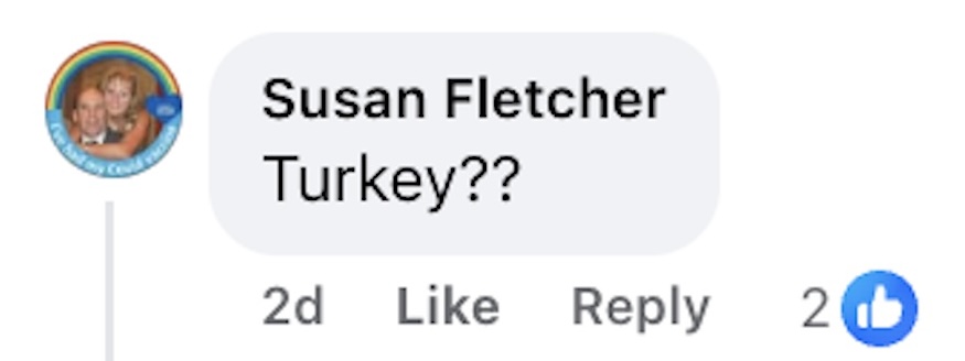 Social media comment on the post of M&S for adding cheese sauce to new 8.50 pound Yorkshire pudding Christmas wrap as shoppers complain about missing turkey stuffing and pigs in blankets