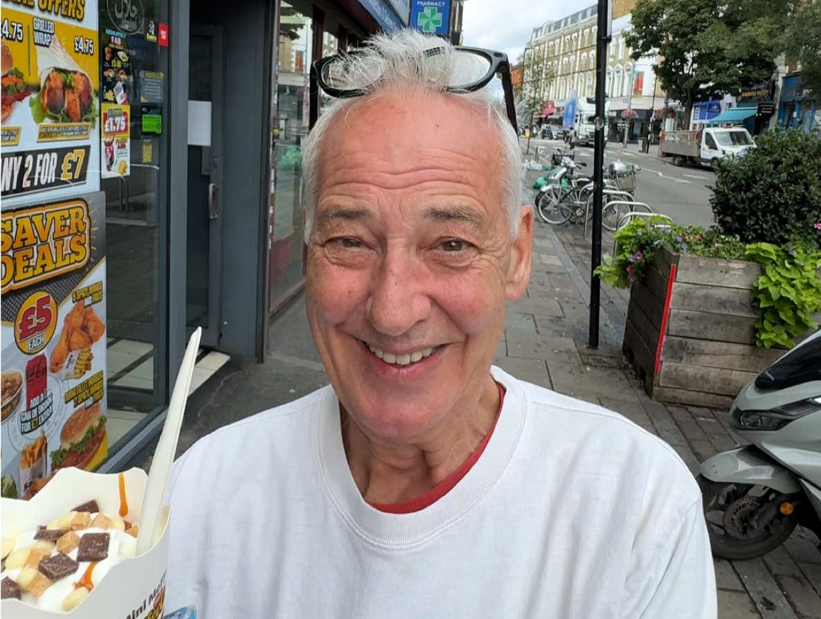Michael Barrymore Michael Barrymore visits secret London food hall in Acton
