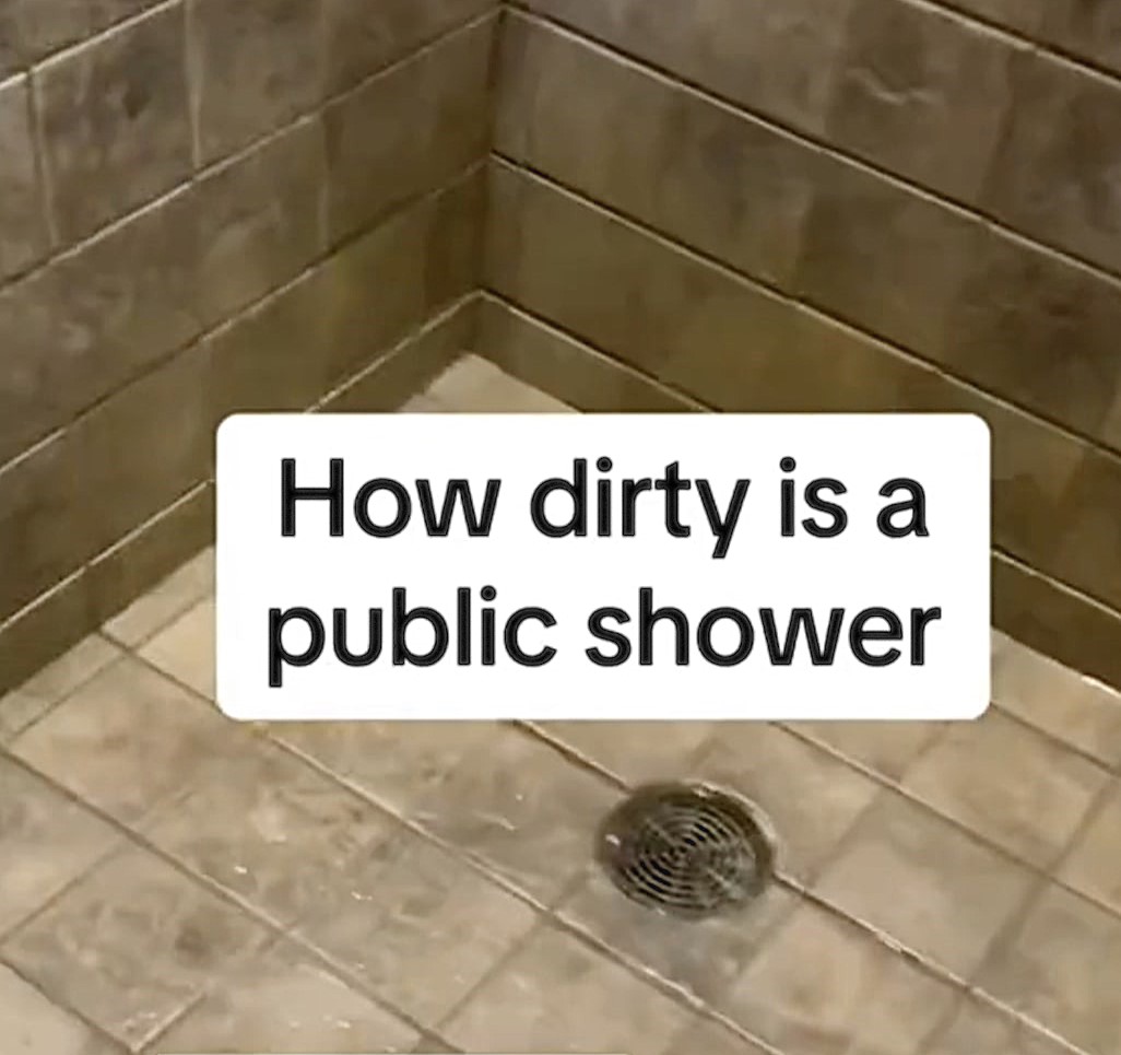 A microbiologist swabbed a gym shower floor and revealed alarming bacterial growth proving why wearing flip flops is essential with his viral test shocking thousands online.