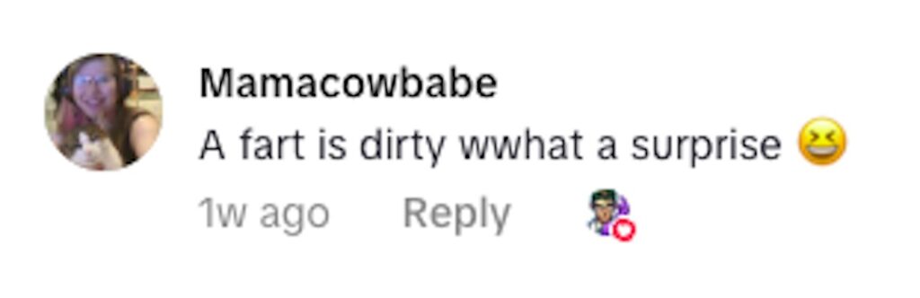 Social media comment on the post of the Microbiologist who went viral after testing bacteria from his own fart shocking viewers