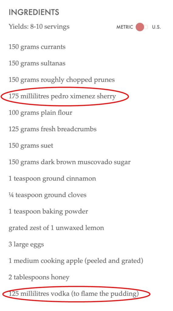 Nigella Lawson boosts her Christmas pudding with sherry soaked fruit and a vodka flame using 300ml of booze in total as fans praise her indulgent festive recipe packed with signature flair.