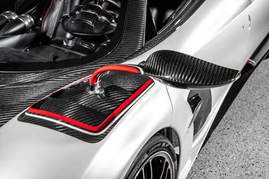 A rare 2020 Pagani Huayra Roadster BC Quaranta with just 75 miles is up for auction at £4.5m, a £1.6m profit in five years, boasting 800bhp and 238mph top speed.