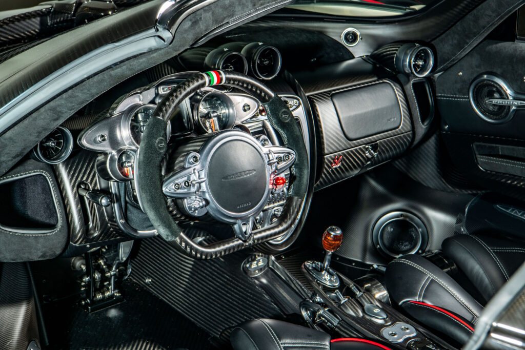 A rare 2020 Pagani Huayra Roadster BC Quaranta with just 75 miles is up for auction at £4.5m, a £1.6m profit in five years, boasting 800bhp and 238mph top speed.