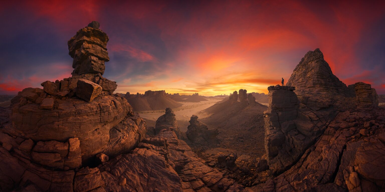 Italian photographer Alex Wides wins Epson International Pano Awards 2025 for breathtaking panoramas. His fiery desert and aurora scenes captivated judges worldwide.