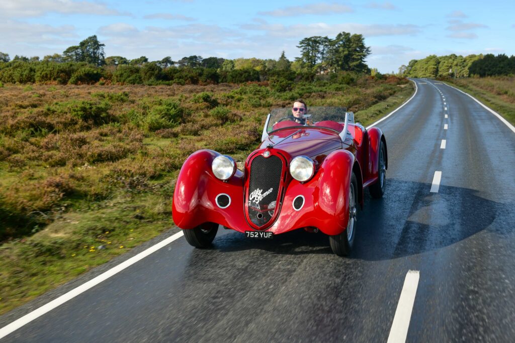 A rare 1937 Alfa Romeo 8C 2900 B Spider, dubbed the most important pre-war supercar ever made, has sold for £2.8 million at RM Sotheby’s auction in London.