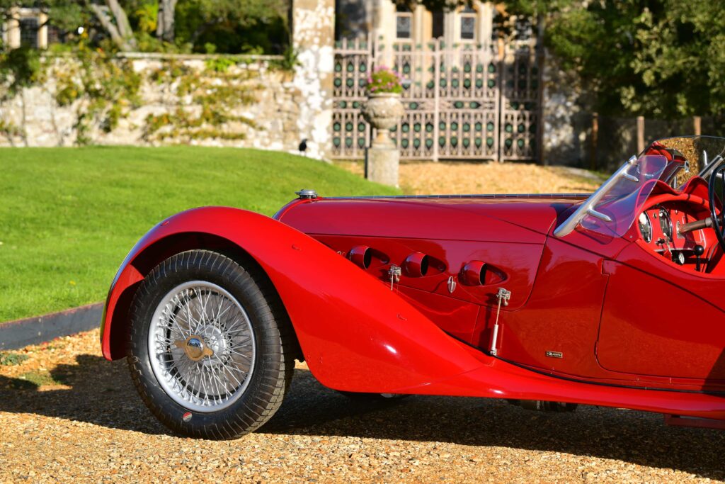 A rare 1937 Alfa Romeo 8C 2900 B Spider, dubbed the most important pre-war supercar ever made, has sold for £2.8 million at RM Sotheby’s auction in London.