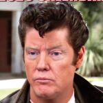 Donald Trump is hilariously reimagined as John Travolta in a 2026 novelty calendar featuring iconic film looks from Grease to Pulp Fiction for a quirky collectible.