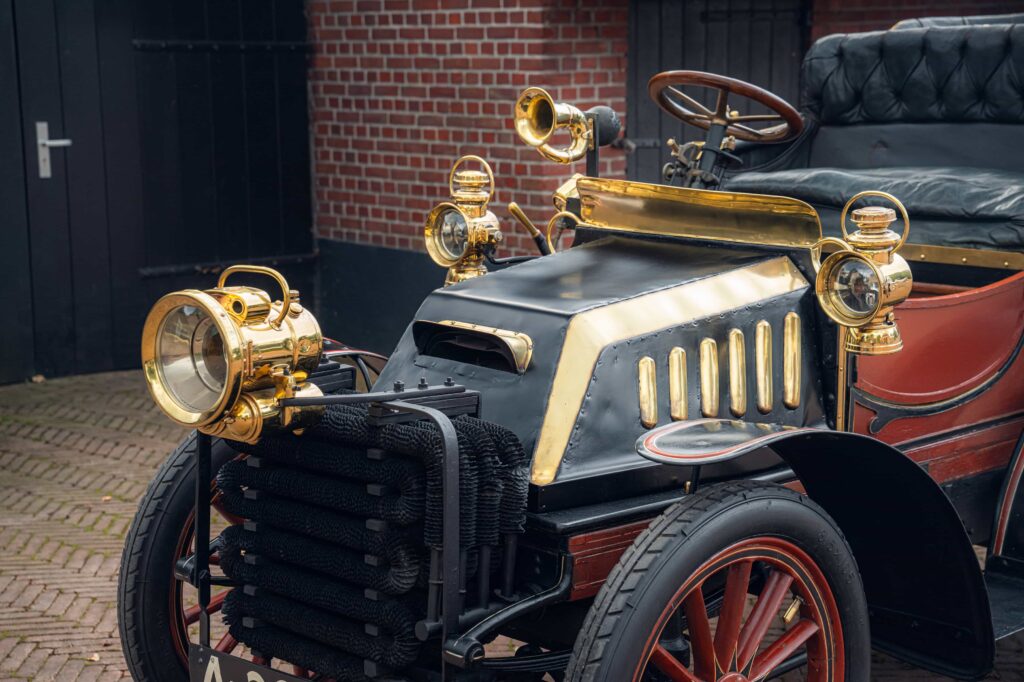 A rare 1904 Turner Miesse steam car sold for 109250 pounds offering historic engineering charm proven London to Brighton pedigree and remarkable early water economy today.