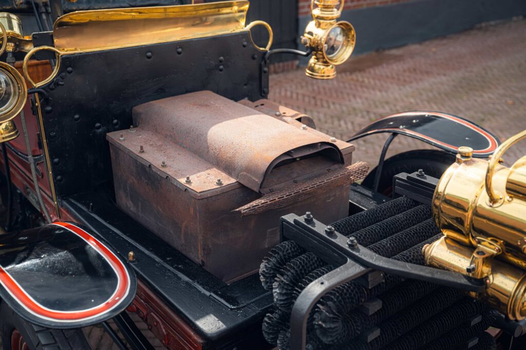 A rare 1904 Turner Miesse steam car sold for 109250 pounds offering historic engineering charm proven London to Brighton pedigree and remarkable early water economy today.