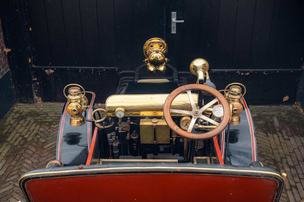 A rare 1904 Turner Miesse steam car sold for 109250 pounds offering historic engineering charm proven London to Brighton pedigree and remarkable early water economy today.