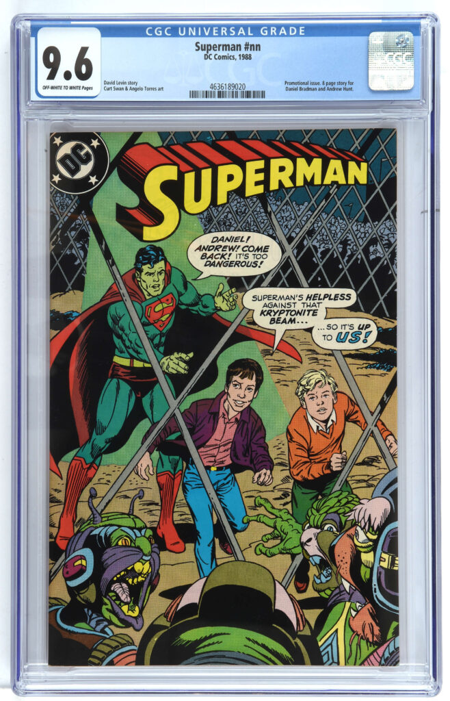 A stash of rare Superman comics bought for £20 at a car boot sale sold for £63,000 after being rediscovered in an attic, nearly doubling their estimated auction value.