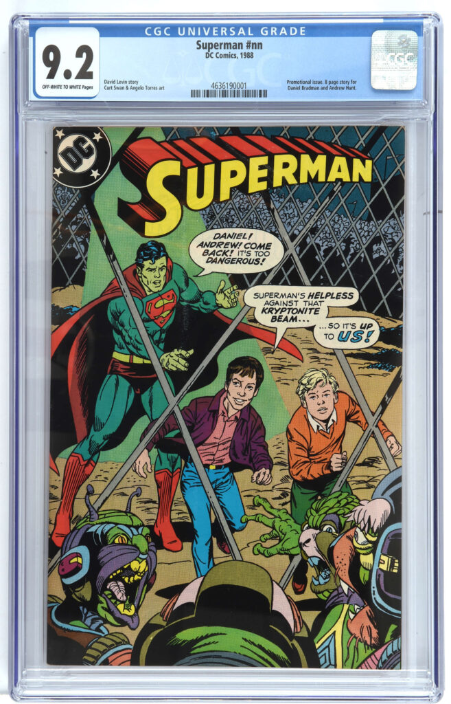 A stash of rare Superman comics bought for £20 at a car boot sale sold for £63,000 after being rediscovered in an attic, nearly doubling their estimated auction value.