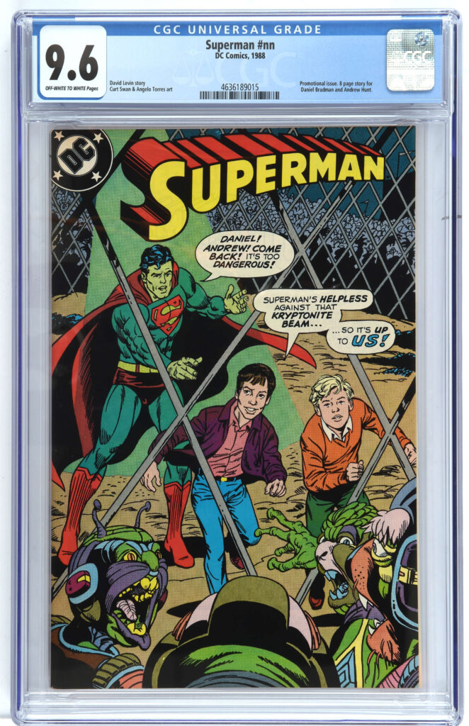 A stash of rare Superman comics bought for £20 at a car boot sale sold for £63,000 after being rediscovered in an attic, nearly doubling their estimated auction value.