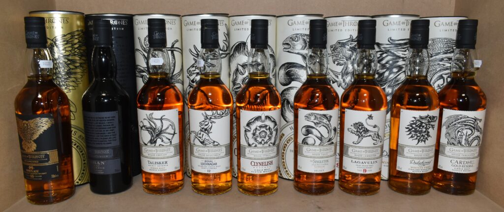 A rare 20000 pound whisky collection of 60 Scottish malts including Macallan Cask Strength and bottles from lost distillery Banff hits auction hailed as a dream for collectors and connoisseurs.