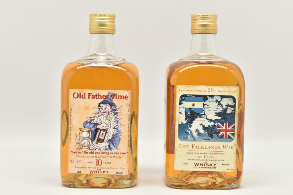 A rare 20000 pound whisky collection of 60 Scottish malts including Macallan Cask Strength and bottles from lost distillery Banff hits auction hailed as a dream for collectors and connoisseurs.