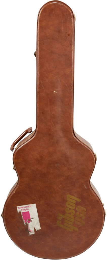 Brian Jones’s original Harmony Stratotone guitar played on the Rolling Stones’ first single heads to auction expected to reach £300000 as part of a major memorabilia sale in Dallas.