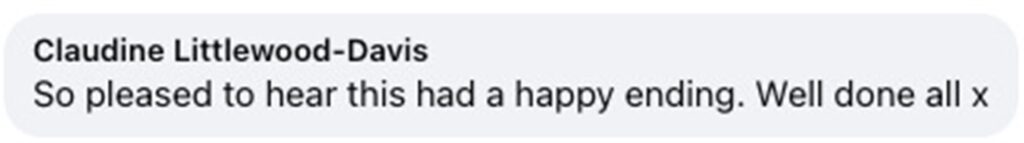 Social media comment on the post of Wildlife rescuers saved a trapped fallow buck in Hampshire after it became tangled in electric fencing, freeing the panicked deer just moments before a dispatcher arrived.