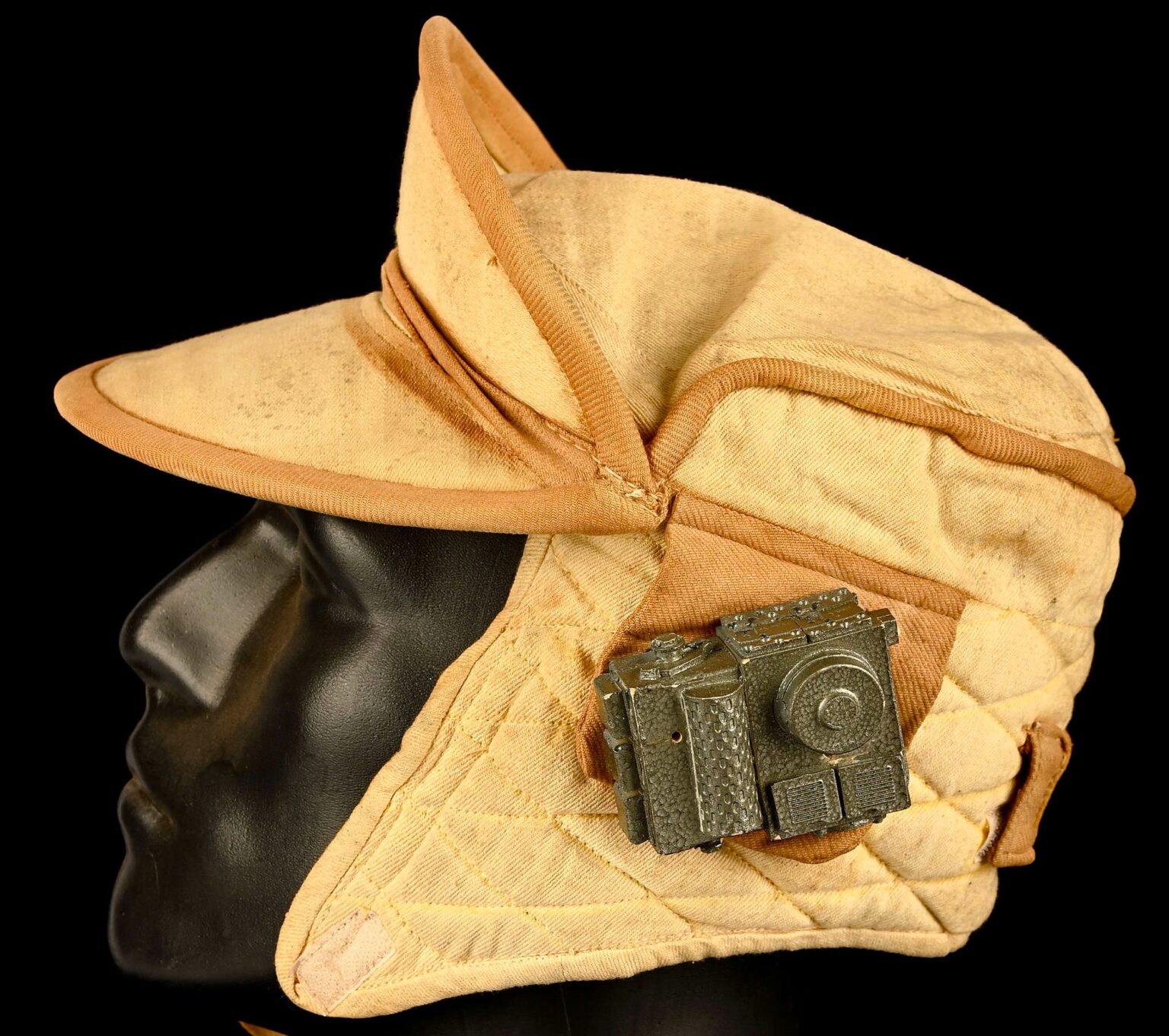 A rare Rebel Trooper hat from Star Wars: The Empire Strikes Back is expected to fetch up to £30,000 at auction alongside iconic film props from Bond and Alien.