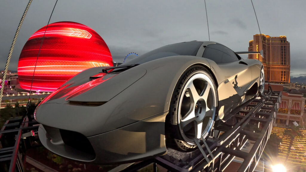 A rare Gordon Murray S1 LM supercar sells for a record £15.75m in Las Vegas, becoming the most expensive new car ever auctioned and redefining modern supercar history.
