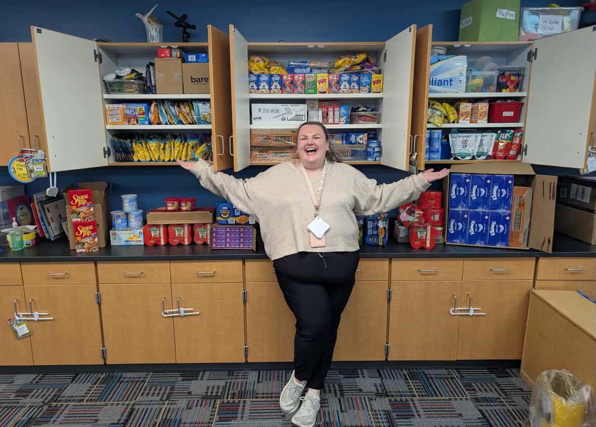 Teacher goes viral after buying food for hungry students inspiring over 5000 dollars in donations that help her school provide meals and support families during SNAP benefit cuts.
