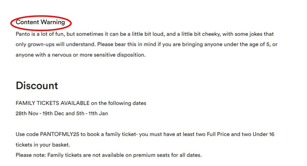 Cheltenhams Everyman Theatre issues a woke trigger warning for its Robin Hood panto saying some cheeky adult jokes may be unsuitable for under fives sparking debate among parents.