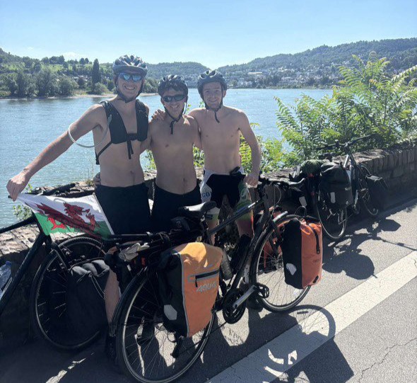 Three 18 year old friends from Wales are cycling 6,000 miles to Thailand over 14 months raising money for charity as they cross Europe and Asia on a low budget adventure of a lifetime.