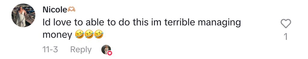 Social media comment on the post of A savvy mum saved nearly £250 for Christmas without realising by collecting loose change in a tin for six months - her simple cash saving hack has gone viral online.