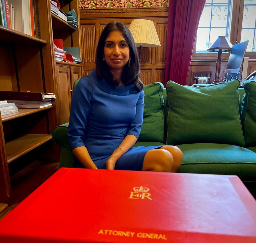 Tory MP Suella Braverman revealed she’s a big Wetherspoons fan, praising its great beer, friendly atmosphere and affordable prices during a visit to her local pub in Waterlooville.