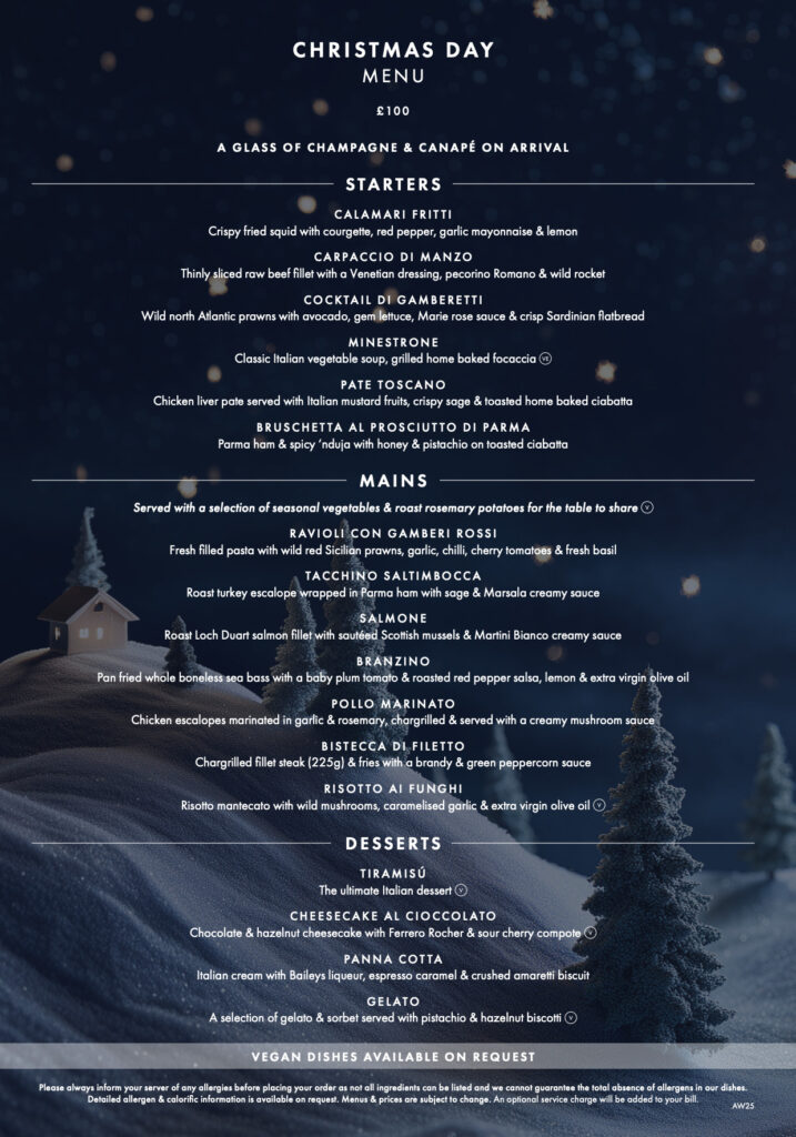 Gino D’Acampo charges Geordies more for identical Christmas Day menu with Newcastle diners paying 150 pounds compared to 100 in northern cities and 135 in London sparking customer confusion.