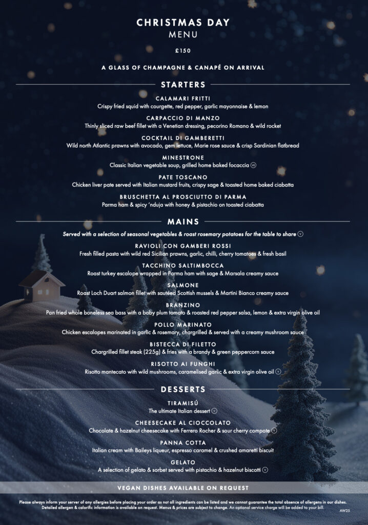 Gino D’Acampo charges Geordies more for identical Christmas Day menu with Newcastle diners paying 150 pounds compared to 100 in northern cities and 135 in London sparking customer confusion.