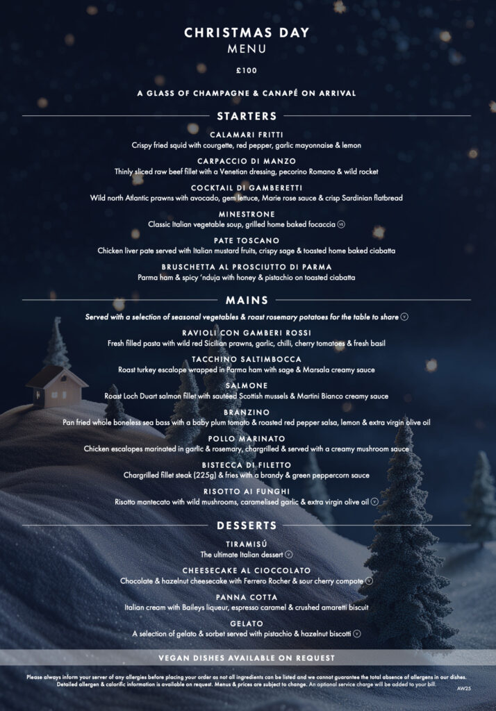 Gino D’Acampo charges Geordies more for identical Christmas Day menu with Newcastle diners paying 150 pounds compared to 100 in northern cities and 135 in London sparking customer confusion.