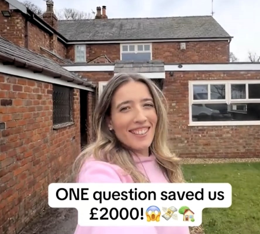 First-time buyer Becky Chorlton saves £2,000 by asking to keep the seller’s old sofas for free, proving one smart question can make a huge difference when moving in.