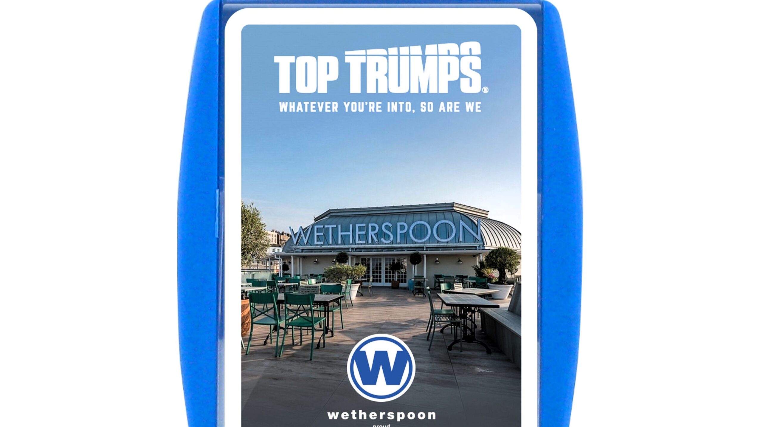 Wetherspoons launches a £9 Top Trumps game featuring 30 iconic pubs with quirky stats like toilet step counts raising money for Young Lives vs Cancer and set to be a hit this Christmas.