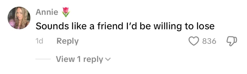 Social media comment on the post of A woman sent her friend a £324 invoice after covering 12 weeks of pizza nights, sparking a viral online debate as viewers sided with her over the cheeky £13.50 payment request.