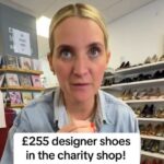 A thrifter finds £275 Tory Burch flats for just £2 in a Derby charity shop, sparking mixed reactions as she proves second hand shopping can uncover incredible designer bargains.