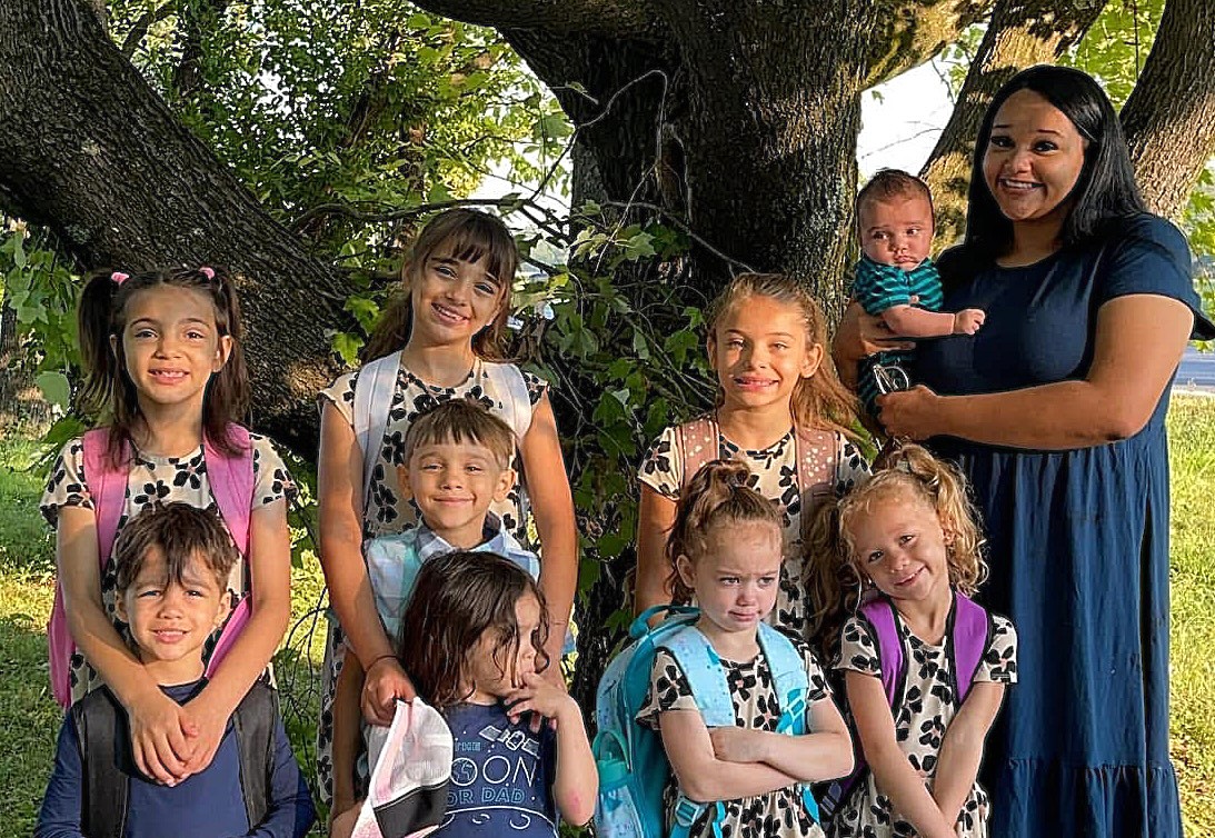 A 27-year-old mum of nine from Kentucky has revealed she’s considering baby number ten - despite online trolls - saying her big family is her joy and life’s purpose.