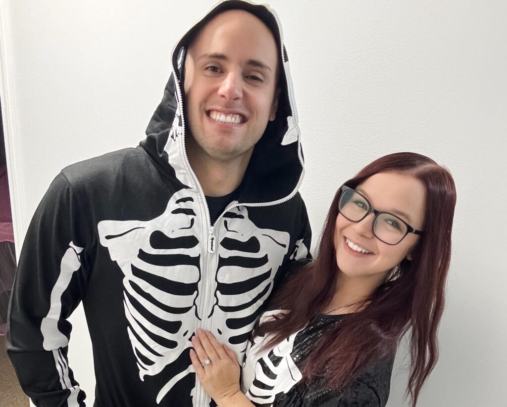 Teej with her partner