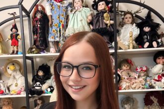 Teej the Woman with dozens of haunted dolls says they watch TV with her and even predict Dancing With The Stars winner using a spirit wave device