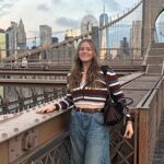 Marie in New York for a holiday after sharing her flat with a stranger.