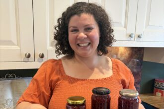 Mum saves stress and money by batch cooking and freezing almost her entire Christmas dinner weeks early using 1970s tips so she can relax and enjoy the festive season.