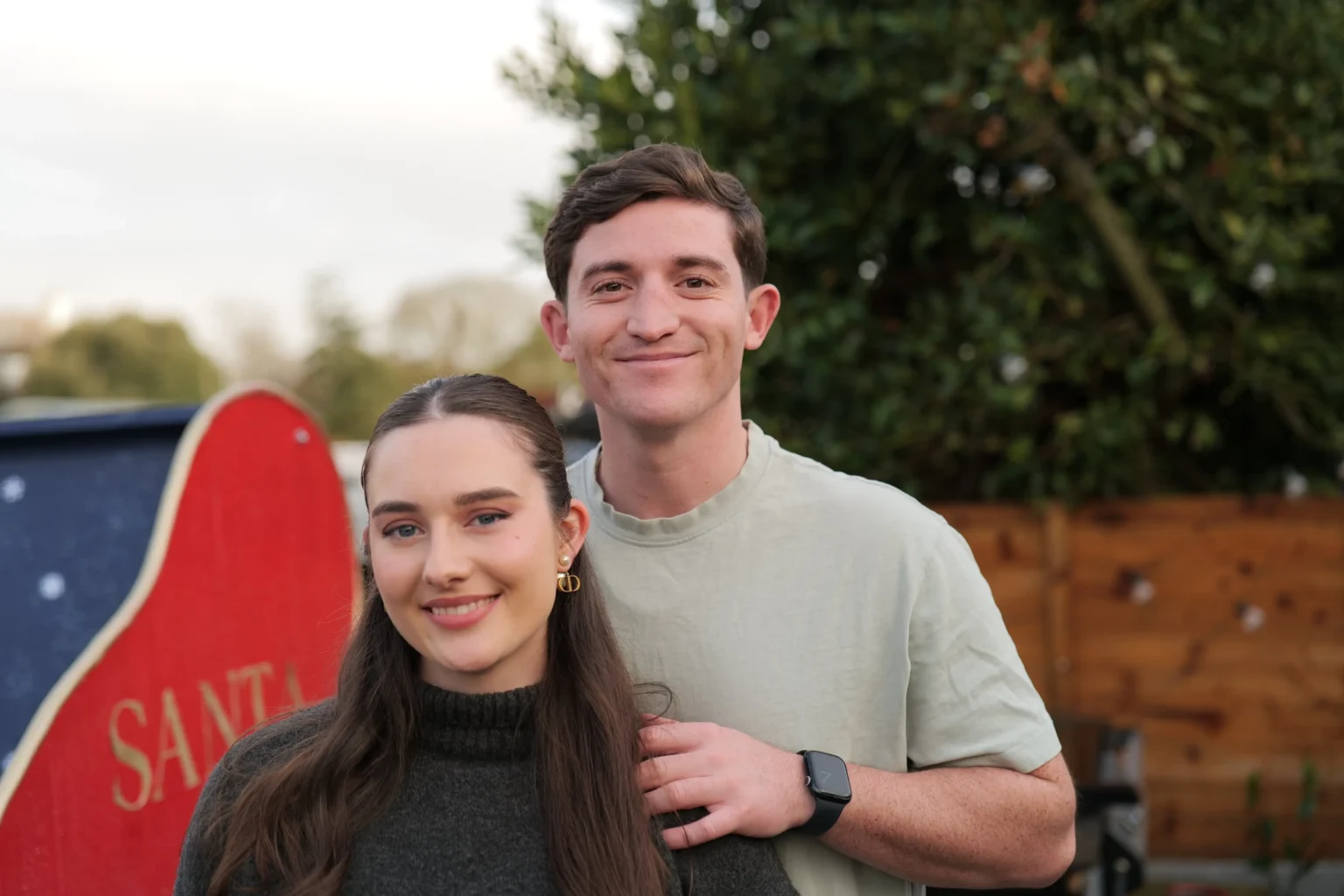 A London island couple unveil the UK’s first Santa sleigh boat turning daily boat life into festive magic as they sail the Thames to raise money for Teenage Cancer Trust and delight local families.