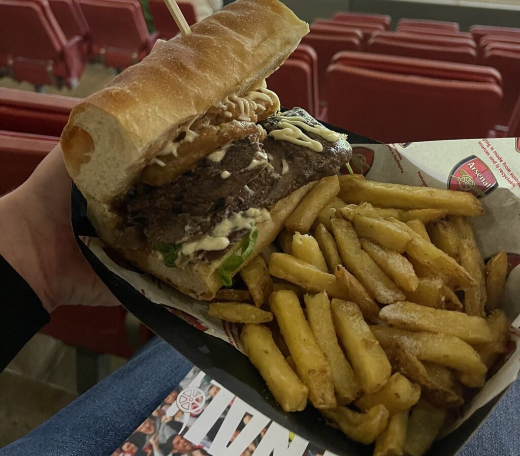 Arsenal fans were stunned after being charged £18.60 for a chicken burger and pint at the Emirates, sparking claims that football is no longer affordable for the working class.