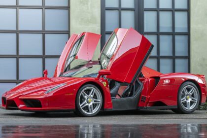 A barely driven Ferrari Enzo with just 746 miles is heading to auction for up to £4.5m turning a £500k 2003 hypercar into a ninefold investment icon.
