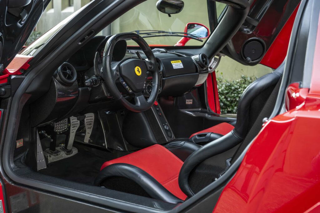 A barely driven Ferrari Enzo with just 746 miles is heading to auction for up to £4.5m turning a £500k 2003 hypercar into a ninefold investment icon.