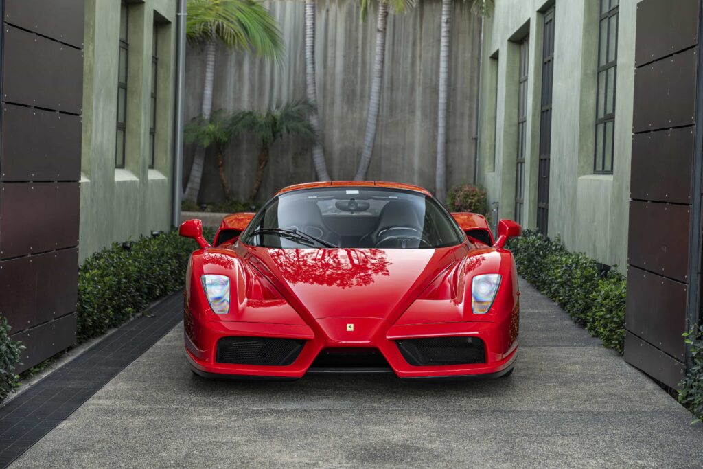 A barely driven Ferrari Enzo with just 746 miles is heading to auction for up to £4.5m turning a £500k 2003 hypercar into a ninefold investment icon.