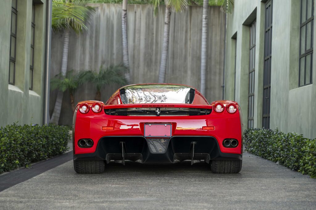 A barely driven Ferrari Enzo with just 746 miles is heading to auction for up to £4.5m turning a £500k 2003 hypercar into a ninefold investment icon.