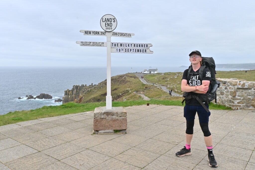Teen runner Kyle Matthews tackles a marathon a day to run the UK perimeter battling loneliness injury and mental strain while raising money and pushing his resilience to the limit.