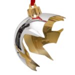 The £495 cracked Christmas bauble designed to look like a cat smashed it off the tree has stunned shoppers yet is nearly sold out as a luxury festive decoration online now.