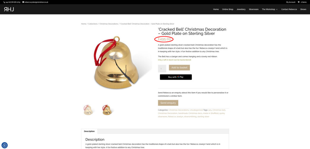 The £495 cracked Christmas bauble designed to look like a cat smashed it off the tree has stunned shoppers yet is nearly sold out as a luxury festive decoration online now.
